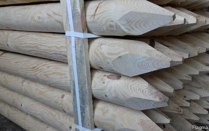 Garden stakes, palisades, garden posts