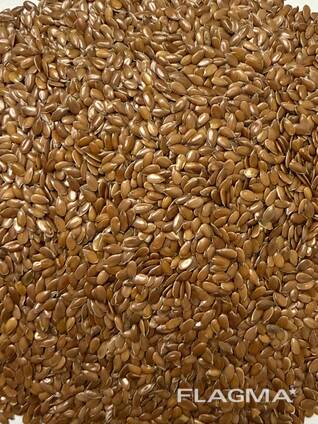 100 metric tons of brown flax for sale. Quality: 99.99