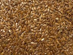 100 metric tons of brown flax for sale. Quality: 99.99