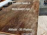 3-5 layer panel made of reclaimed oak - photo 1