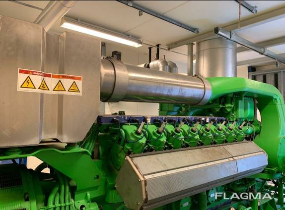 Used gas engine Jenbacher J320 GS B05, 1000 kW, 1996.