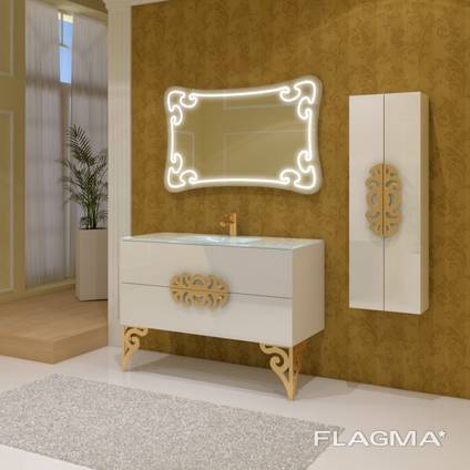 Bathroom cabinet with sink, price per set