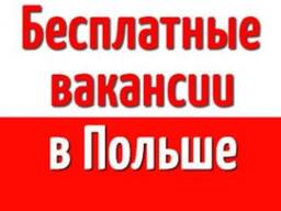 Бесплатное легальное трудоустройство в Польше