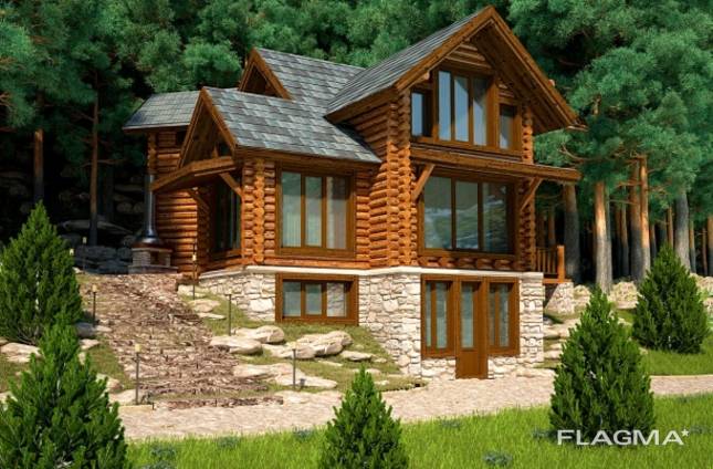 Дома, бани, беседки из сруба.