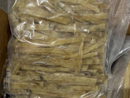 Dried salted blue whiting sliced skinless