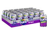 Fanta Soft Drinks - 24 X 330ml Carbonated Can Tinned Soda Orange Fruity Flavor - photo 12