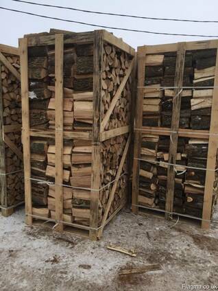 Kiln-dried firewood of hardwood (Oak, birch, ash, maple)
