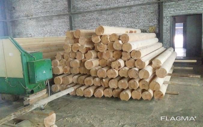 Оцилиндровка, брус оцилиндрованный
