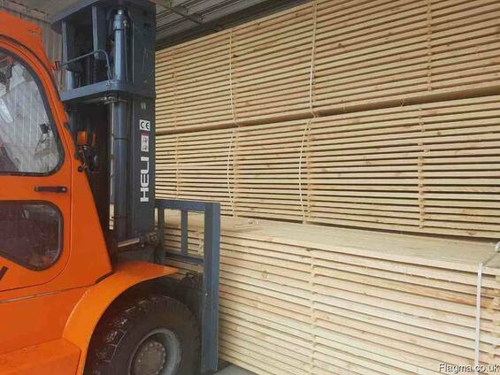 Пиломатериалы строганые хвойные на экспорт из Беларуси