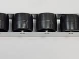 Roller track flow rail roller gravity conveyor rail type 100/33 L=2000mm - photo 1