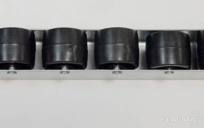 Roller track flow rail roller gravity conveyor rail type 100/33 L=2000mm