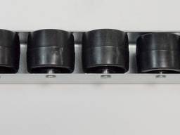 Roller track flow rail roller gravity conveyor rail type 100/33 L=2000mm