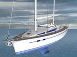 Sail-motor yacht 42ft katch Cruiser