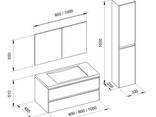 Bathroom cabinet with washbasin - photo 7