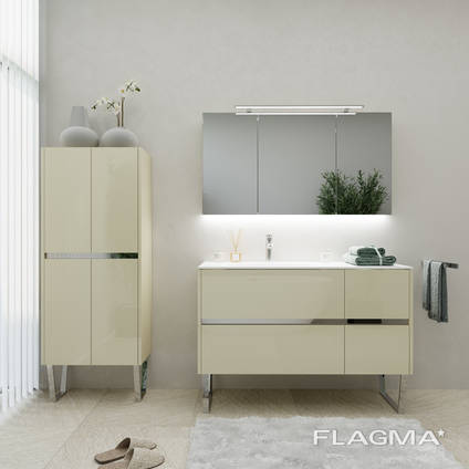 Price for a set, bedside table, wardrobe, mirror, sink
