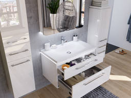Bathroom cabinet with washbasin Set Pascal