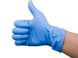 Wholesale Blue Powder Free Nitrile Gloves With High Quality Disposable Nitrile gloves